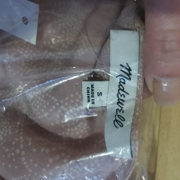 Madewell silk top bnwt size S - Picture 4 of 4
